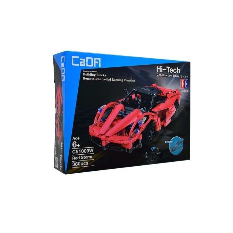 Cada klocki wy?cigówka czerw.C51009W 54594