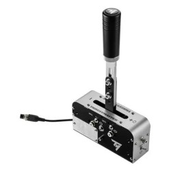 Thrustmaster 4060306 kontroler gier Czarny, Srebrny USB Hamulec ręczny PC, PlayStation 4, PlayStation 5, Xbox One, Xbox One S,