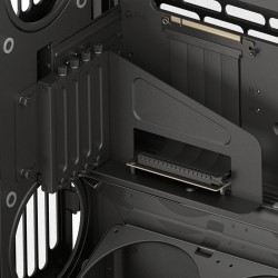 Obudowa PC HAVN HS 420 VGPU, Midi-Tower, E-ATX, Szkło hartowane, typu riser PCIe 5.0 -