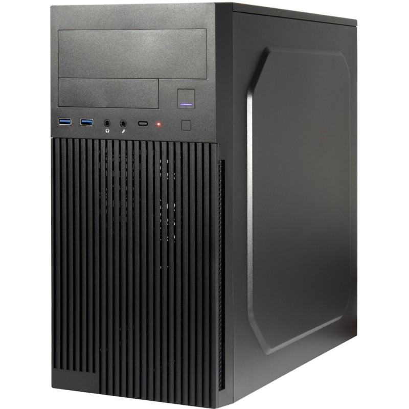 Inter-Tech IT-6521 Straight Micro Tower Czarny Inter-Tech IT-6521 Straight Micro Tower Czarny
