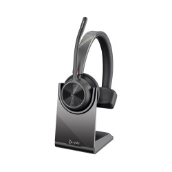 POLY Zestaw słuchawkowy Voyager 4310-M z certyfikatem Microsoft Teams USB-C + adapter BT700 + stacja ładująca
