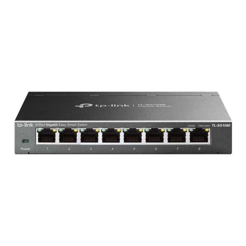 TP-Link TL-SG108E Zarządzany L2 Gigabit Ethernet (10/100/1000) Czarny TP-Link TL-SG108E Zarządzany L2 Gigabit Ethernet (10/100/1000) Czarny