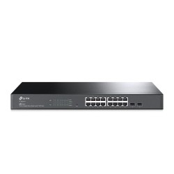 TP-Link Omada SG2218 łącza sieciowe Zarządzany L2/L2+ Gigabit Ethernet (10/100/1000) 1U Czarny
