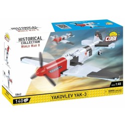 COBI 5862 Historical Collection WWII Yakovlev Yak-3 140 klocków