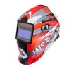 Yato YT-73921 maska spawalnicze i kask Welding helmet with auto-darkening filter Czarny, Czerwony, Srebrny