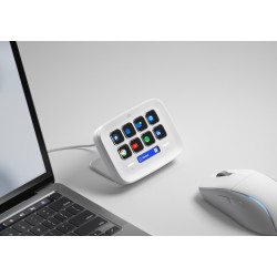Kontroler zewnętrzny Elgato Stream Deck Neo, biały, 8 konfigurowalnych klawiszy