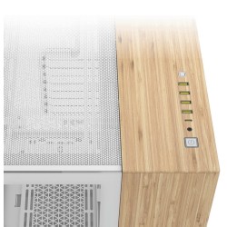 Corsair 6500X Tempered Glass Mid-Tower White/Wood