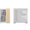 Corsair 6500X Tempered Glass Mid-Tower White/Wood