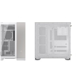 Corsair 6500X Tempered Glass Mid-Tower White/Gray