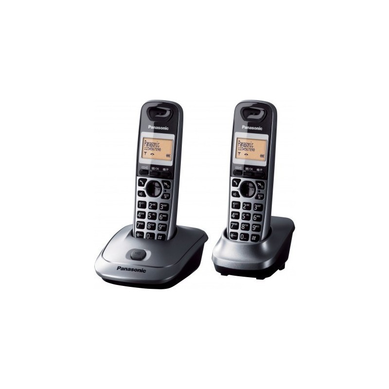 Telefon bezprzewodowy Panasonic KX-TG 2512 Czarny Telefon bezprzewodowy Panasonic KX-TG 2512 Czarny