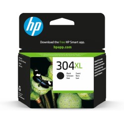 Tusz HP czarny HP 304XL , HP304XL N9K08AE, 300 str.