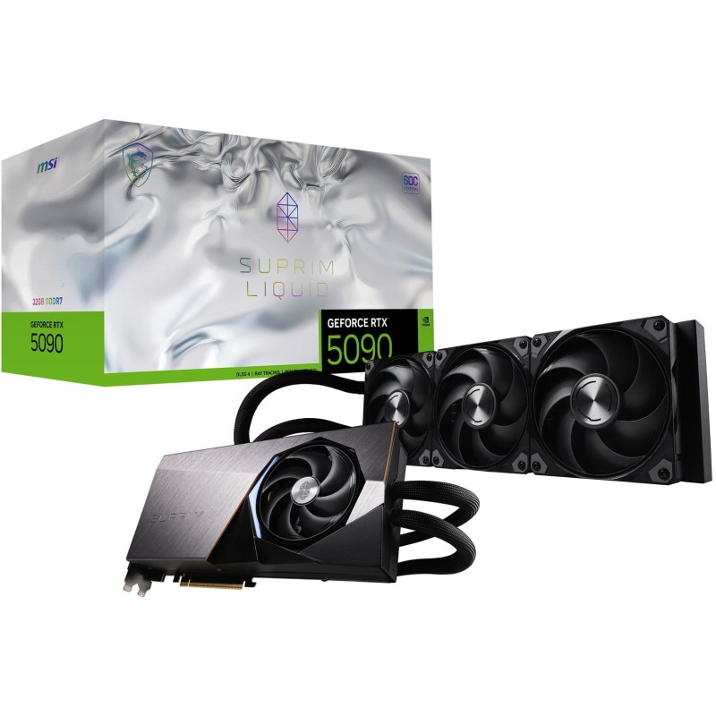 Karta graf MSI GeForce RTX 5090 32G SUPRIM LIQUID S Karta graf MSI GeForce RTX 5090 32G SUPRIM LIQUID S