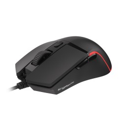 Mysz dla graczy Genesis Krypton 220 6400DPI RGB czarna gamingowa programowalna