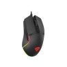 Mysz dla graczy Genesis Krypton 220 6400DPI RGB czarna gamingowa programowalna