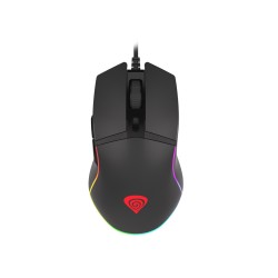 Mysz dla graczy Genesis Krypton 220 6400DPI RGB czarna gamingowa programowalna