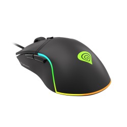 Mysz dla graczy Genesis Krypton 220 6400DPI RGB czarna gamingowa programowalna