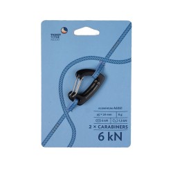 Ticket To The Moon TMBINER06 akcesorium do hamaków Karabinek Czarny