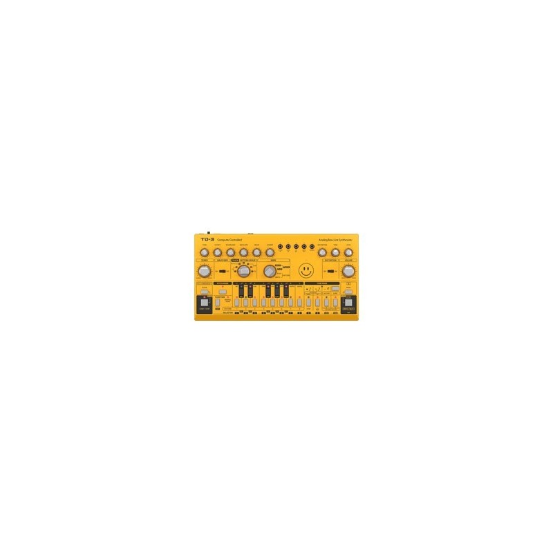 Behringer TD-3-AM Syntezator linii basowej żółty Behringer TD-3-AM Syntezator linii basowej żółty
