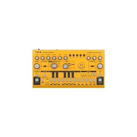 Behringer TD-3-AM Syntezator linii basowej żółty