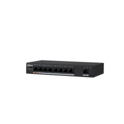 Dahua Technology PFS3009-8ET-96 Nie zarządzany L2 Fast Ethernet (10/100) Obsługa PoE Czarny