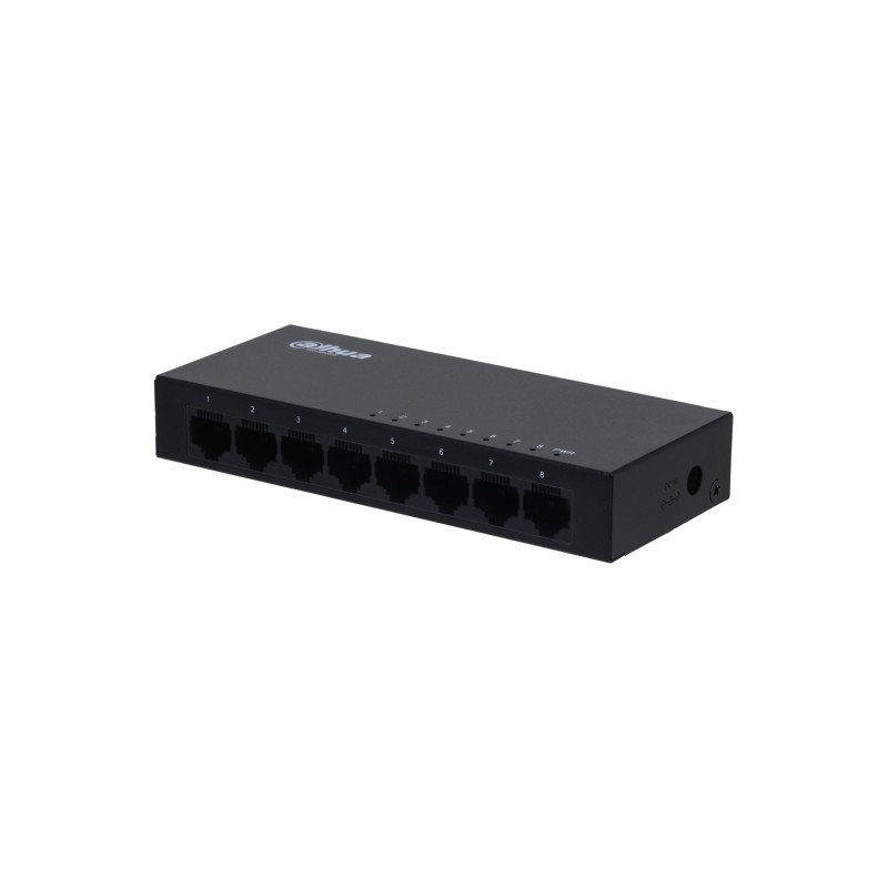Dahua Technology Access DH-PFS3008-8GT Nie zarządzany L2 Gigabit Ethernet (10/100/1000) Czarny