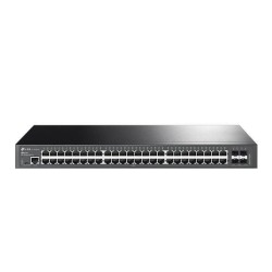 TP-Link Omada SG3452X łącza sieciowe Zarządzany L2+ Gigabit Ethernet (10/100/1000) 1U Czarny
