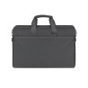 Rivacase 8257 torba na notebooka 43,9 cm (17.3") Pokrowiec Czarny
