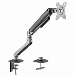 GEMBIRD BIURKOWE REGULOWANE RAMIĘ/UCHWYT NA MONITOR 17-32, VESA 100X100MM, DO 9 KG, KOLOR SZARY