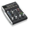 Behringer 502S - 5-kanałowy kompaktowy mikser analogowy z interfejsem USB zaprojektowany specjalnie do obsługi podcastów,