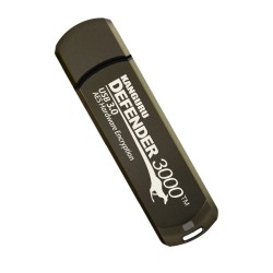 Przenośny dysk Kanguru Solutions Kanguru Defender 3000 - 256 GB - USB Type-C - 3.2 Gen 1 (3.1 Gen 1) - 300 MB/s - Zaślepka -