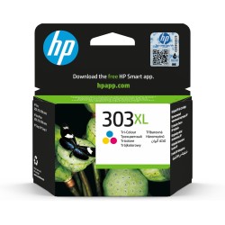 HP Oryginalny trójkolorowy tusz 303XL o wysokiej wydajności