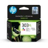 HP Oryginalny trójkolorowy tusz 303XL o wysokiej wydajności