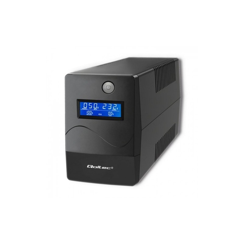 QOLTEC ZASILACZ AWARYJNY UPS 650VA | 360W | LCD | USB | RJ45 QOLTEC ZASILACZ AWARYJNY UPS 650VA | 360W | LCD | USB | RJ45