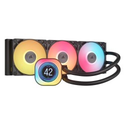 Corsair iCUE LINK TITAN 360 RX LCD Procesor Chłodnica powietrza 12 cm Czarny 1 szt.