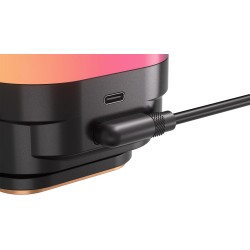Corsair iCUE LINK TITAN 360 RX LCD Procesor Chłodnica powietrza 12 cm Czarny 1 szt.
