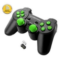 Gamepad bezprzewodowy Esperanza GLADIATOR EGG108G (PC, PS3 kolor czarny)
