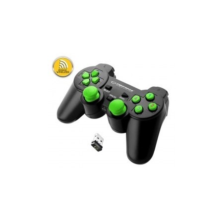 Gamepad bezprzewodowy Esperanza GLADIATOR EGG108G (PC, PS3 kolor czarny)