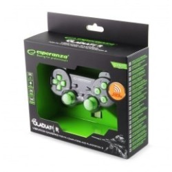 Gamepad bezprzewodowy Esperanza GLADIATOR EGG108G (PC, PS3 kolor czarny)