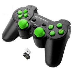 Gamepad bezprzewodowy Esperanza GLADIATOR EGG108G (PC, PS3 kolor czarny)