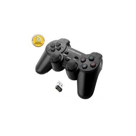 Gamepad bezprzewodowy Esperanza EGG108K (PC, PS3 kolor czarny)