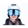 RedBull SPECT Solo gogle do sportów zimowych Granatowy (marynarski) Unisex Niebieski Cylindryczna (płaska) soczewka