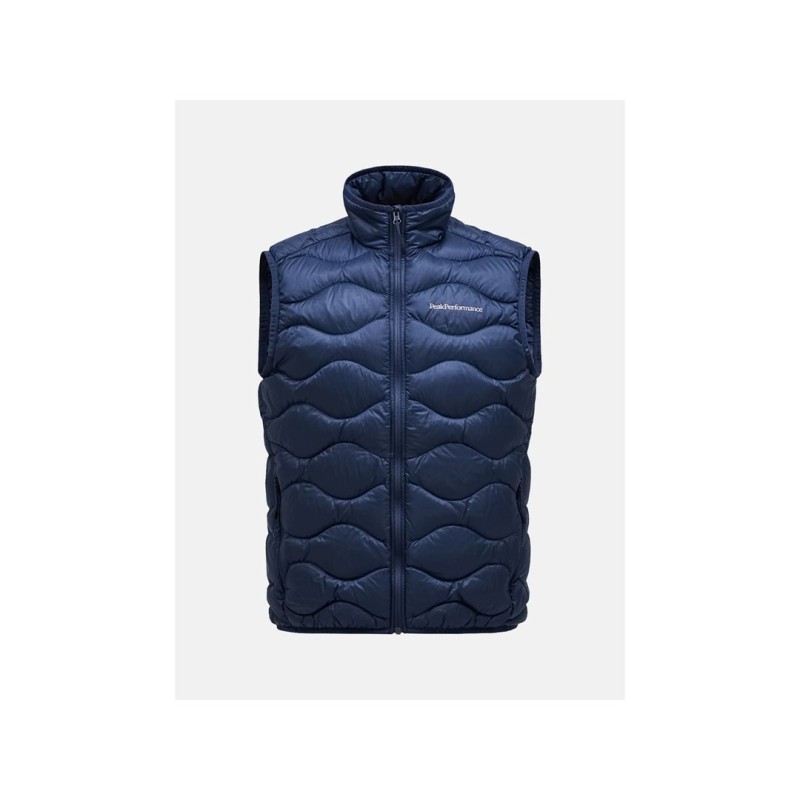 Kamizelka puchowa Peak Performance Helium Down Vest - blue shadow/shadow rozmiar: M