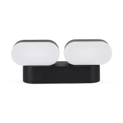 Kinkiet ścienny V-TAC VT-814 obrotowy 12W LED IP65 3000K 1100lm (SKU 8293) Czarny