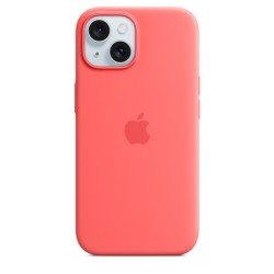 Apple iPhone 15 Silicone Case with MagSafe – Guava