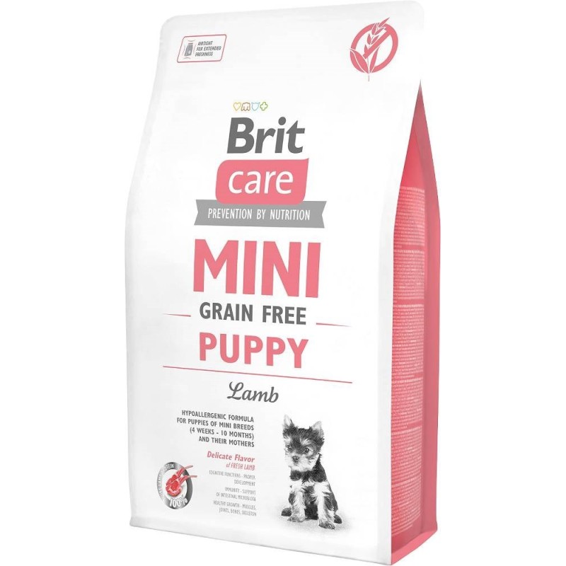 BRIT Care Mini Grain-Free Puppy Lamb - sucha karma dla psa - 7 kg