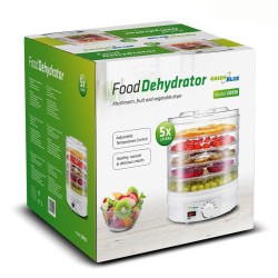 Suszarka do grzybów, warzyw i owoców GreenBlue GB190 (250W kolor biały)