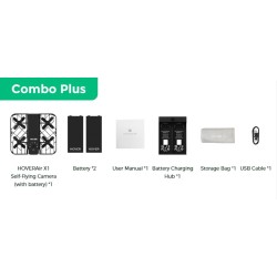 Dron HoverAir X1 - Combo Plus Retail - White