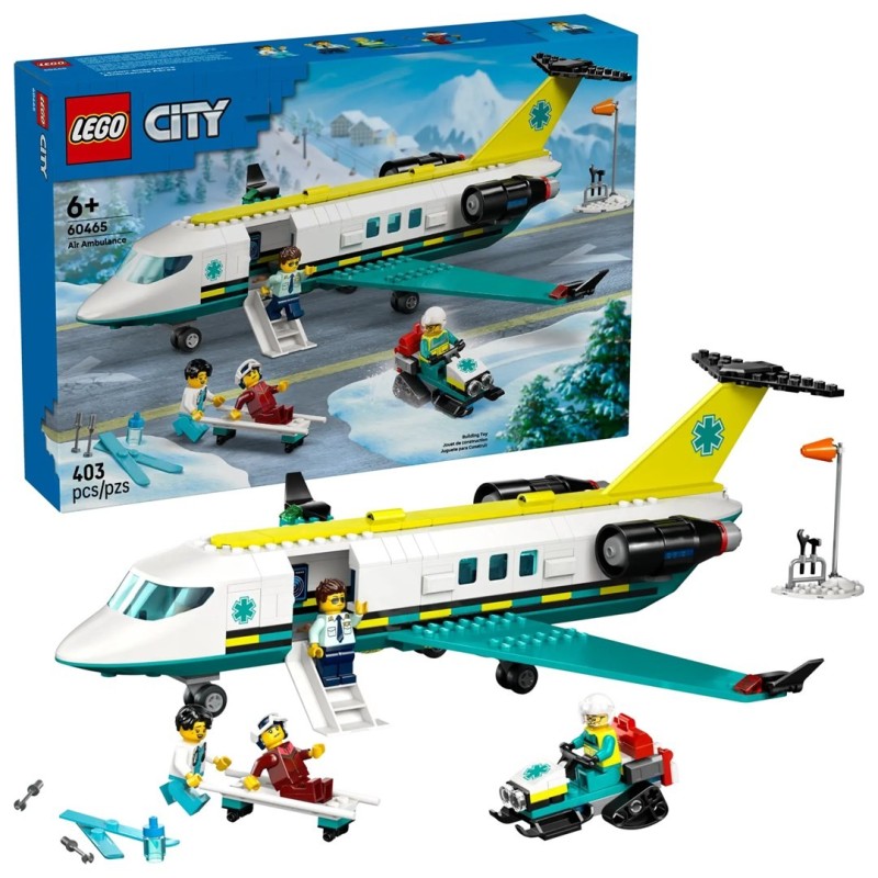 LEGO CITY 60465 BIG VEHICLES EMERGENCY AIR AMBULANCE AIRPLANE LEGO CITY 60465 BIG VEHICLES EMERGENCY AIR AMBULANCE AIRPLANE