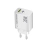 ESPERANZA ŁADOWARKA SIECIOWA 20W USB-C PD 20W / USB-A QC 3.0 18W BIAŁA EZC105W