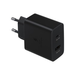 Samsung EP-TA220NBEGEU ładowarka do urządzeń przenośnych Słuchawki, Zestaw słuchawkowy, Laptop, Smartfon, Smartwatch, Tablet